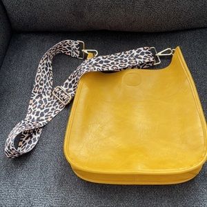 Social Threads Leopard Adjustable Bag Strap